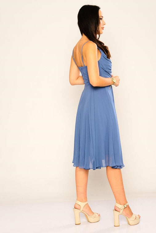 Indigo Flare Dress