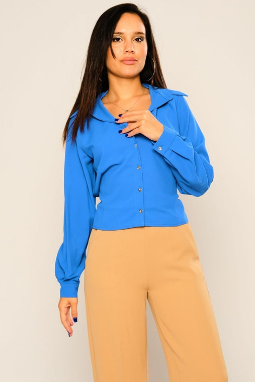 Agean Blue Blouse