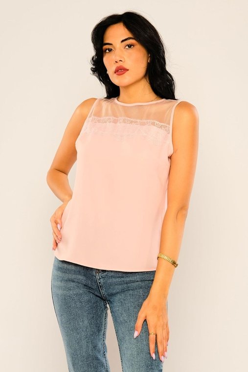 Sleeveless Casual Blouse