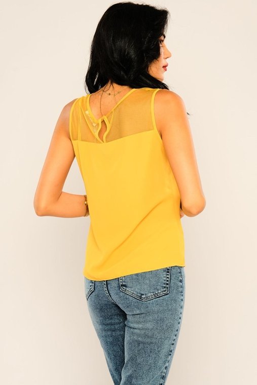 Sleeveless Casual Blouse