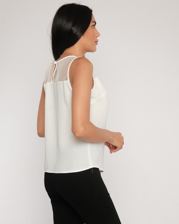 Sleeveless Casual Blouse